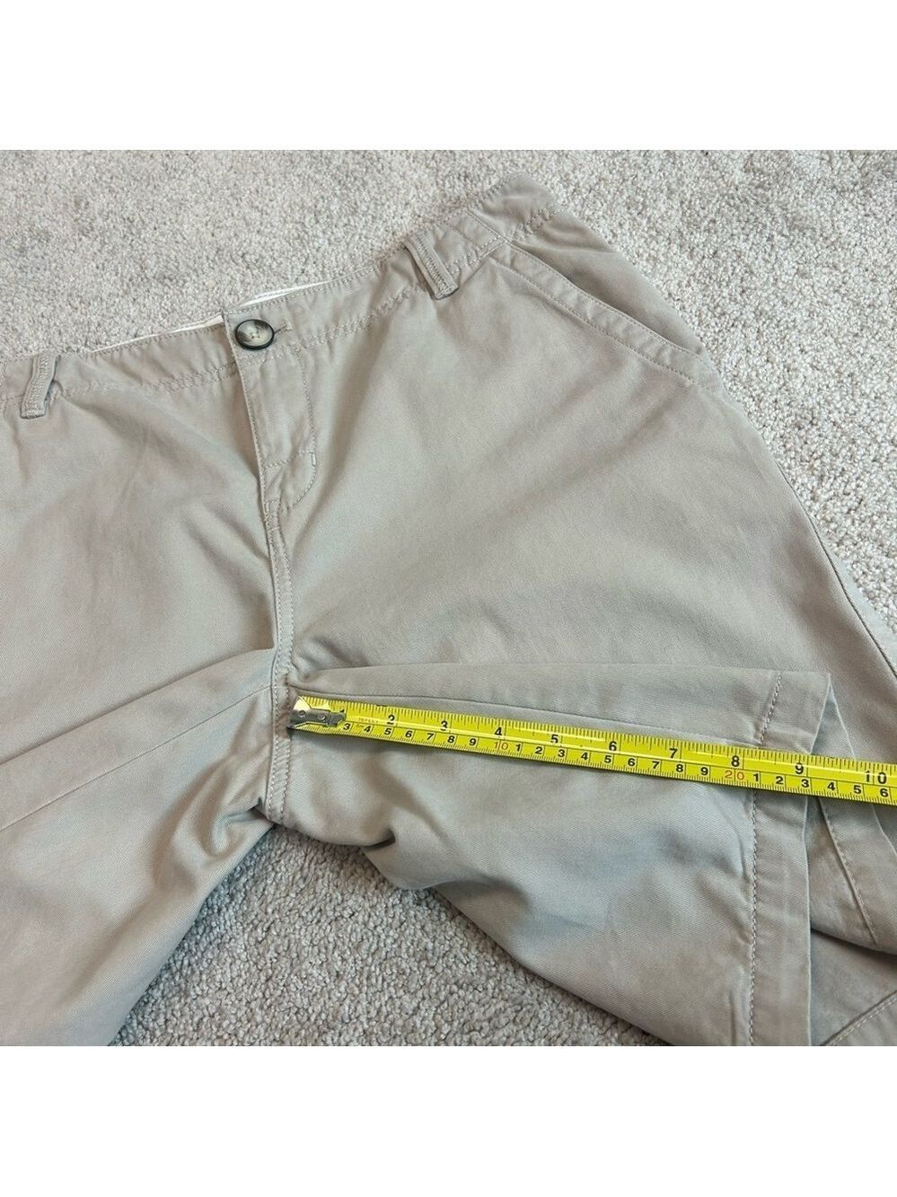 Eddie Bauer women's Blakely shorts beige tan brown Sz 10 - Picture 8 of 10